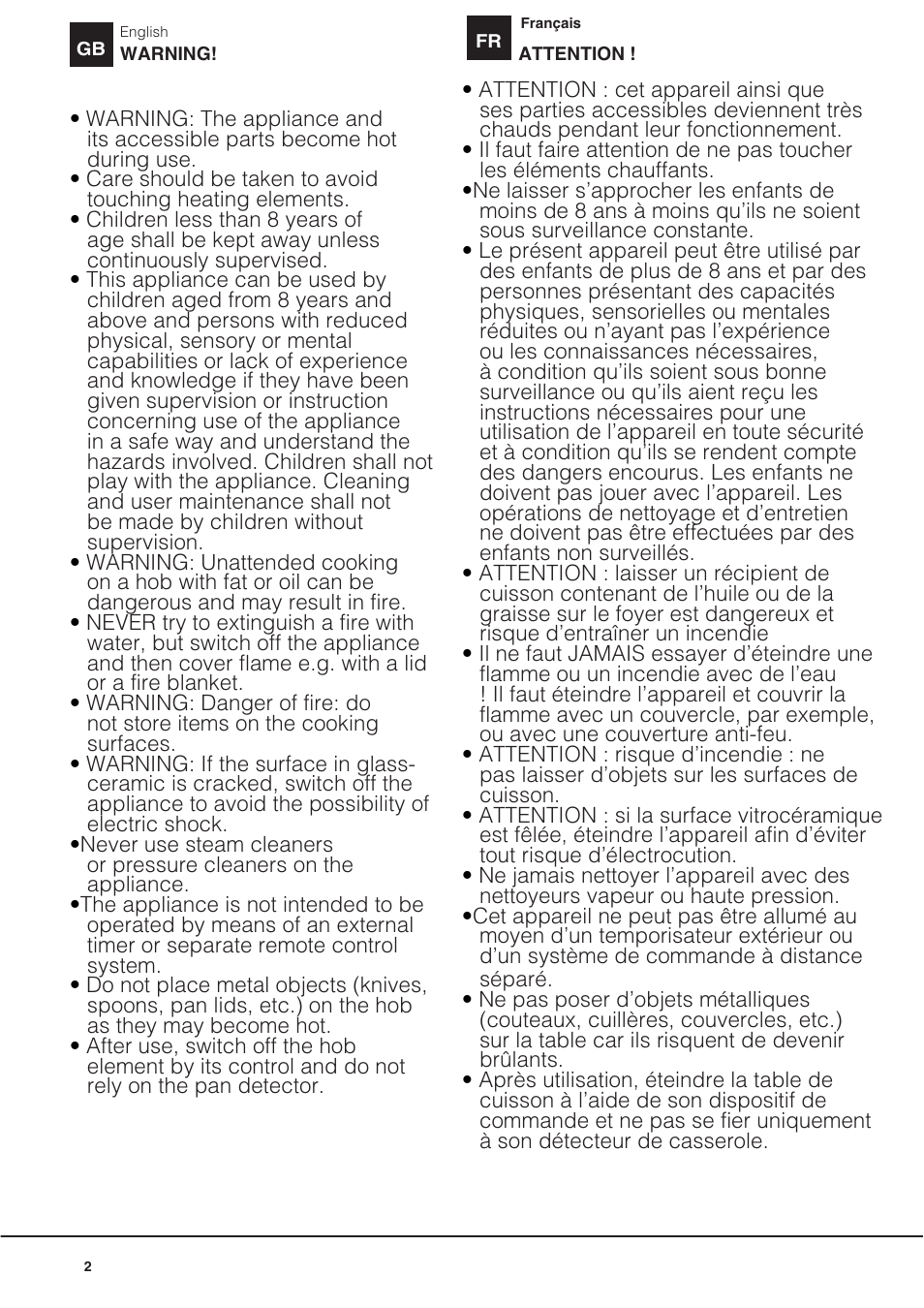 Indesit VIA640C – for models from April 2012 User Manual | Page 2 / 84