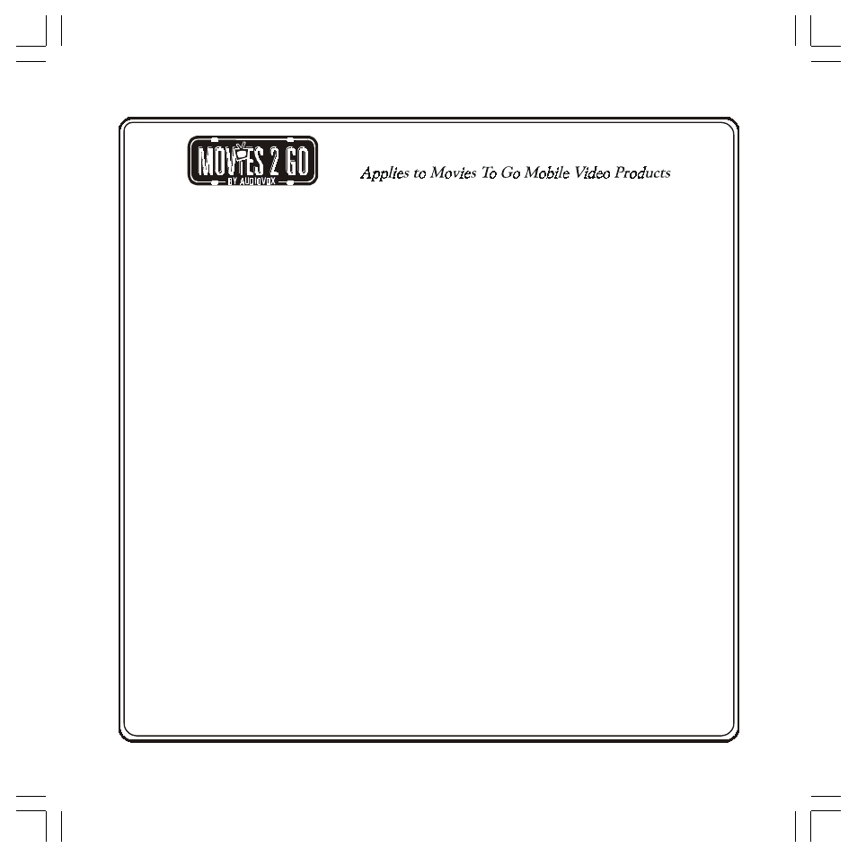 Audiovox MMD85A User Manual | Page 27 / 27
