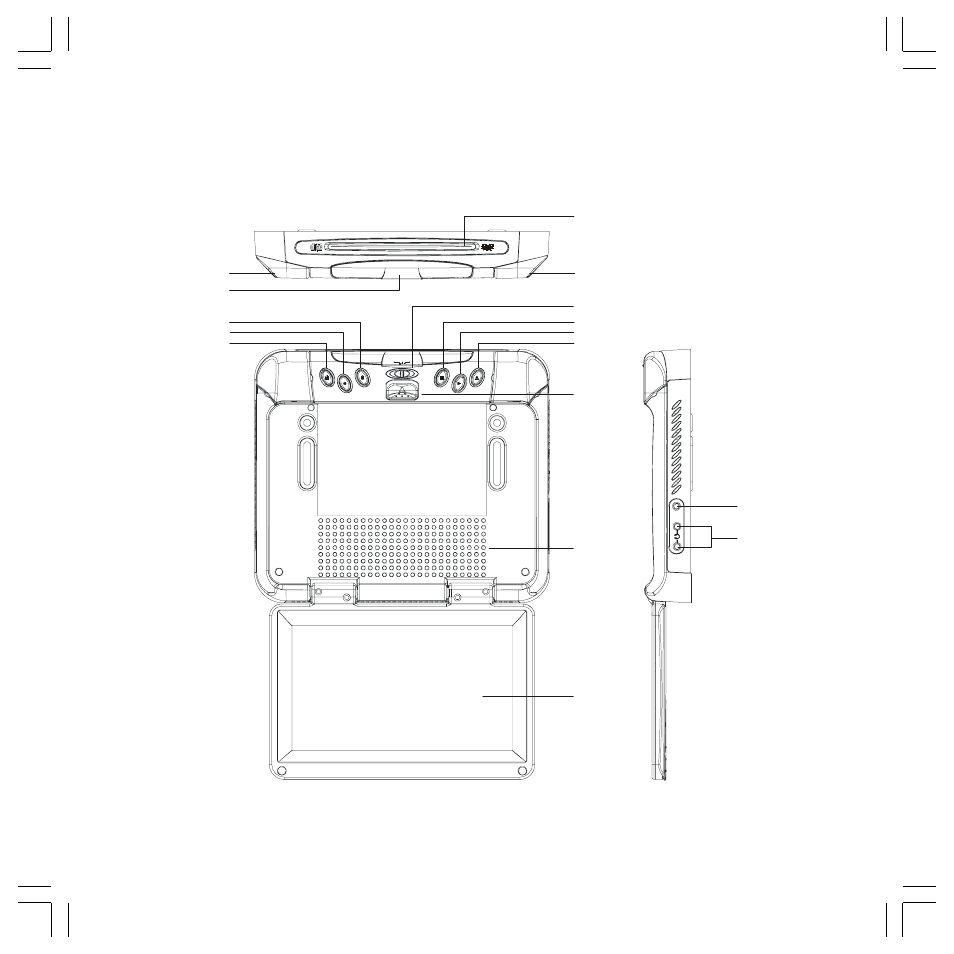 Controls and indicators diagram, 4mmd85a | Audiovox MMD85A User Manual | Page 4 / 27