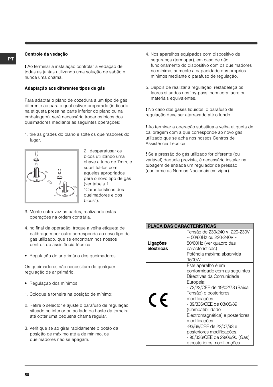 Indesit PI631 [multilanguage] User Manual | Page 50 / 56