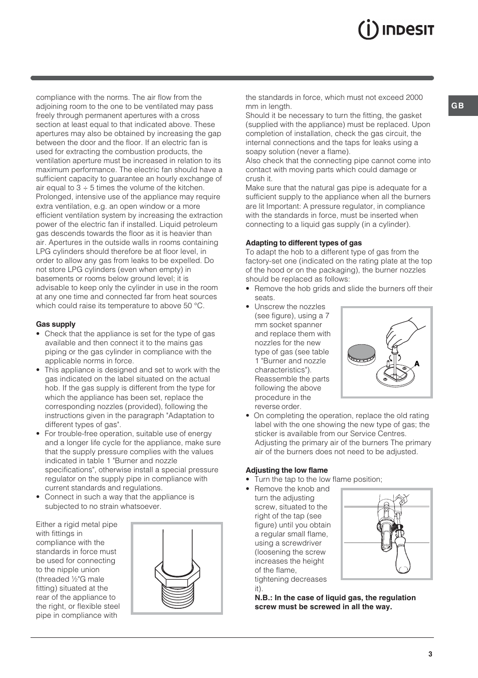 Indesit KP9F11SX-G User Manual | Page 3 / 12