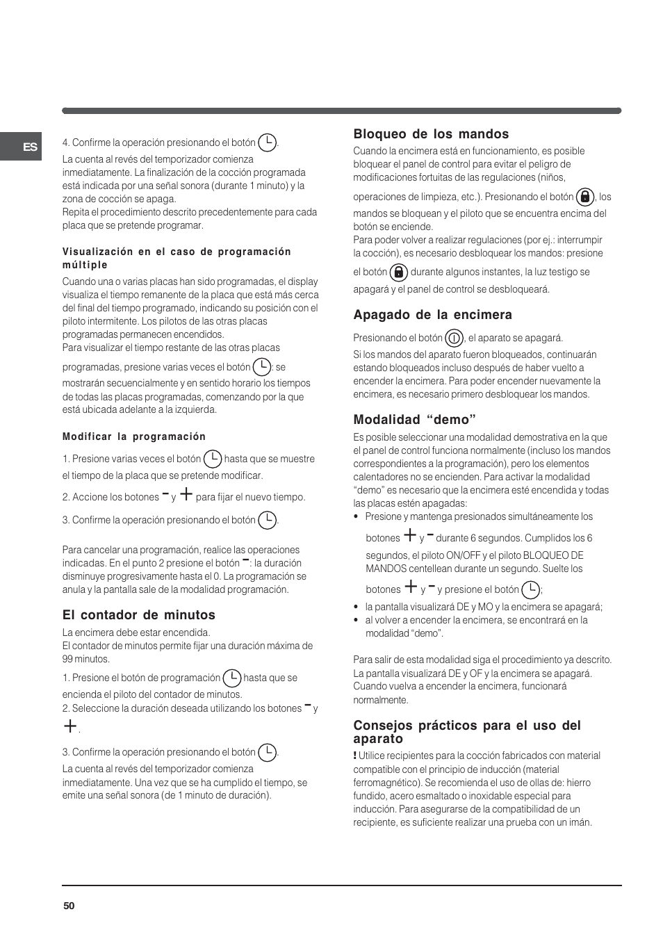 Indesit VIA640C – for models to 9 Dec 2009 User Manual | Page 50 / 56