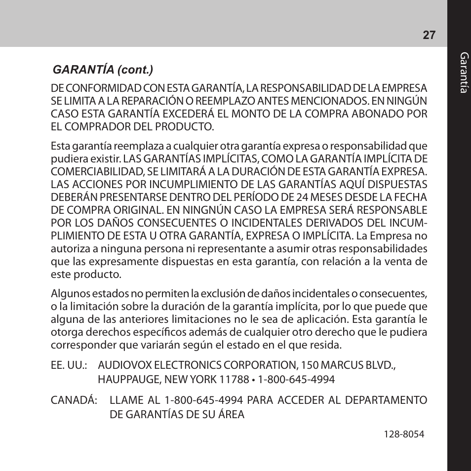 Audiovox CNP2000UC User Manual | Page 27 / 42