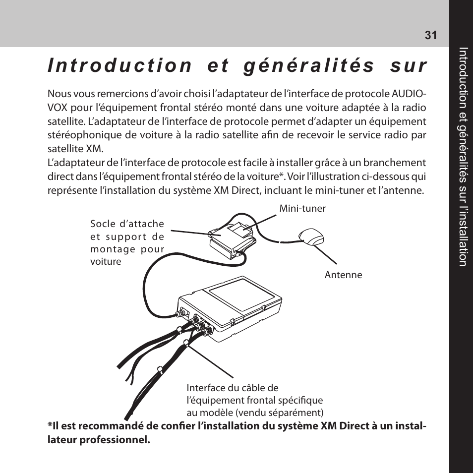 Introduction et généralités sur | Audiovox CNP2000UC User Manual | Page 31 / 42