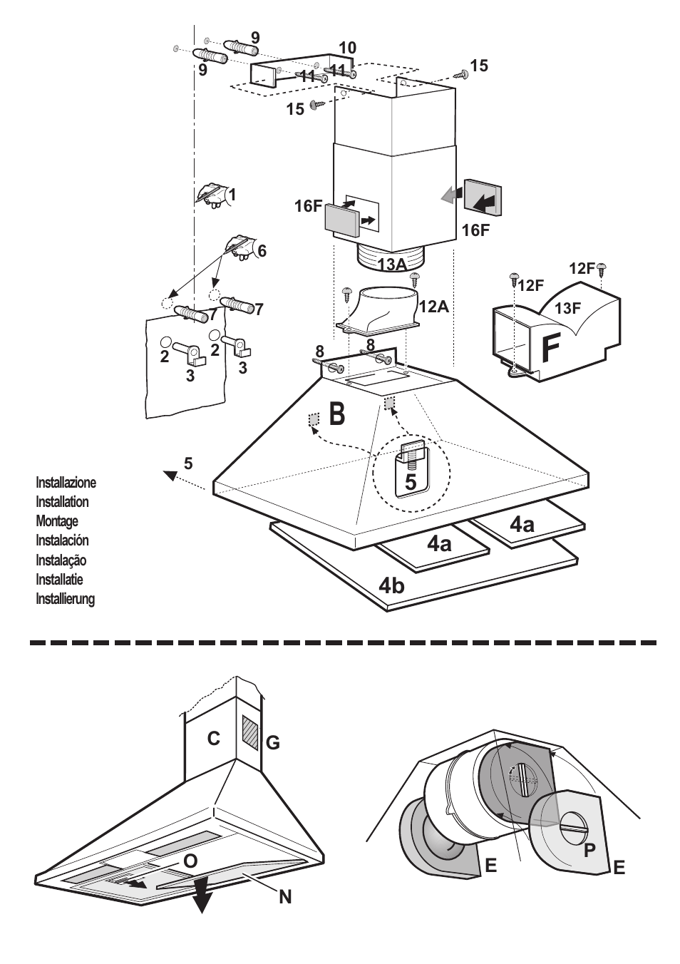 4a 4b 4a | Indesit H571 IX User Manual | Page 2 / 12