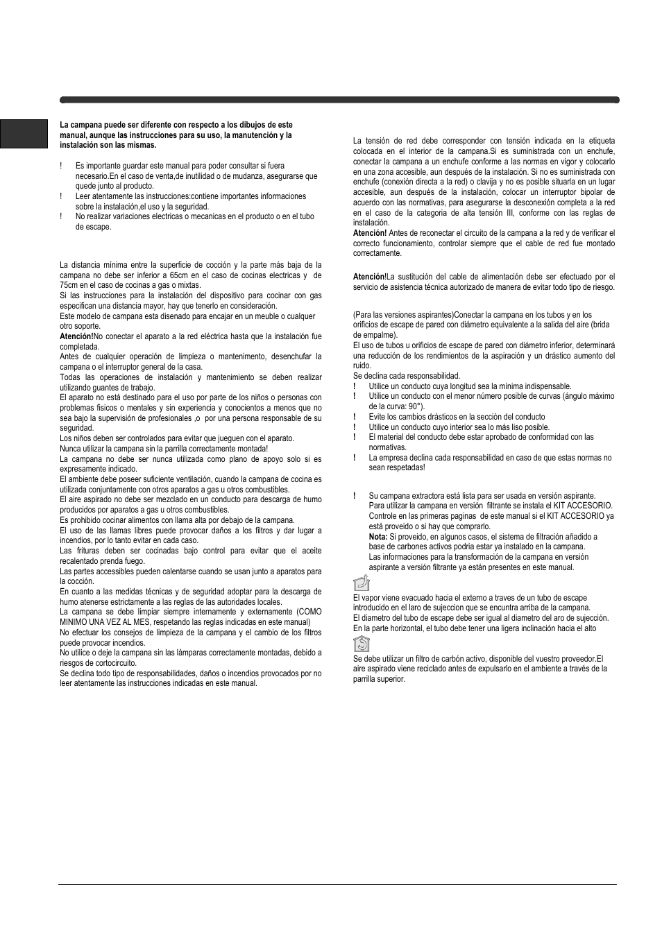 Español | Indesit IG60-1GY User Manual | Page 16 / 28