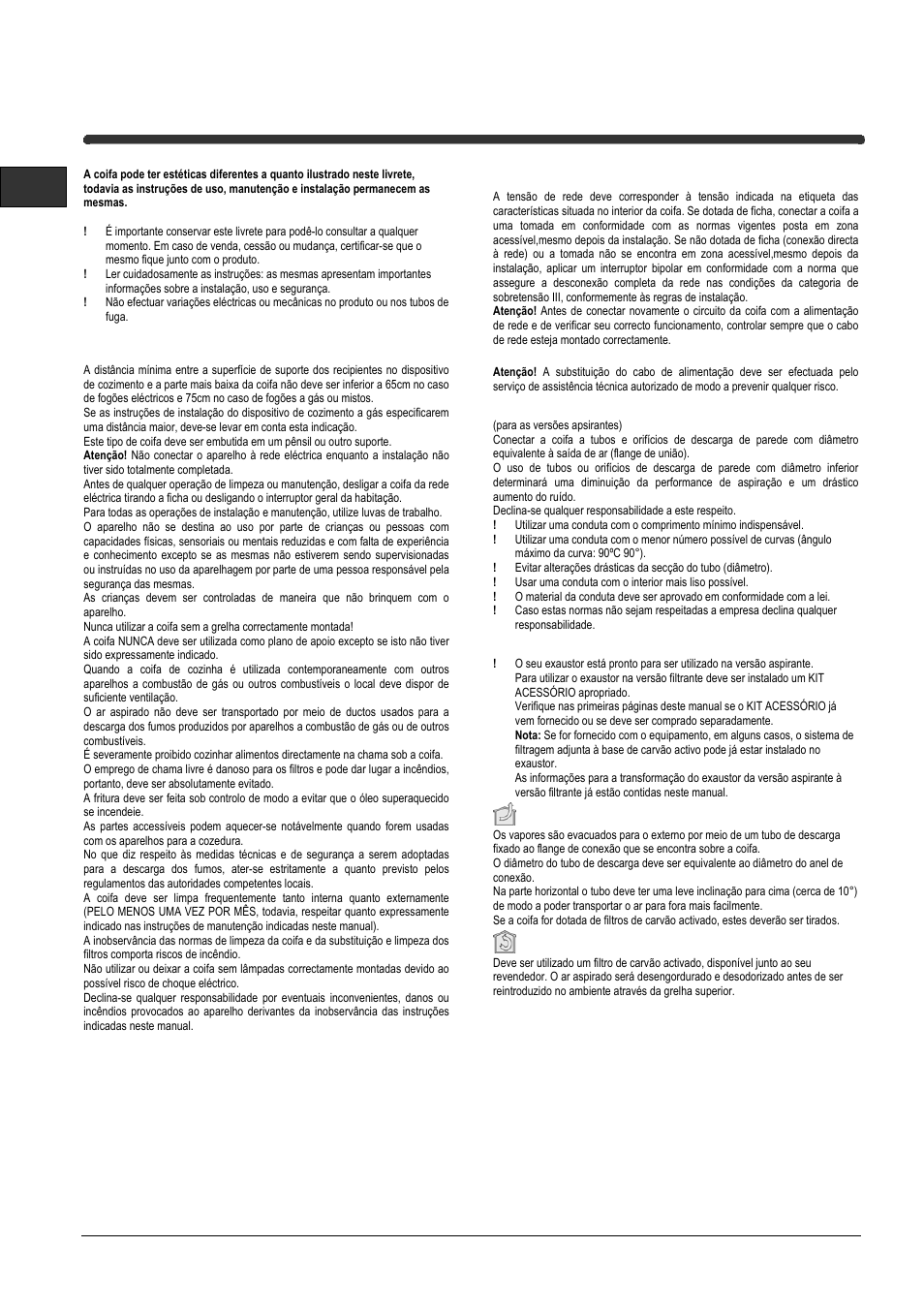 Português | Indesit IG60-1GY User Manual | Page 22 / 28