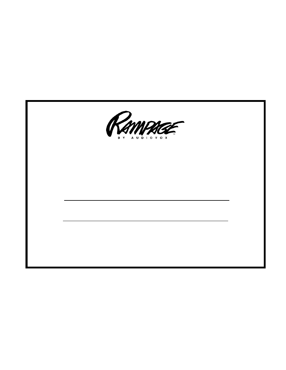 Audiovox AA-929 User Manual | 23 pages
