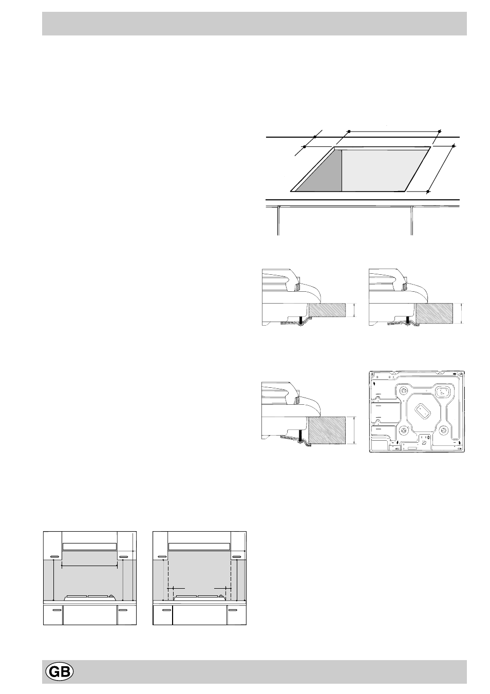 Installation instructions for built-in | Indesit P640A-[multilanguage] User Manual | Page 6 / 12