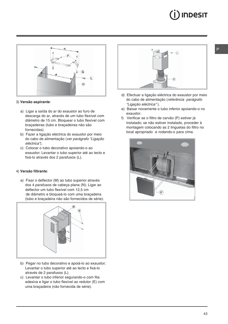 Indesit HIP6FIX User Manual | Page 43 / 56