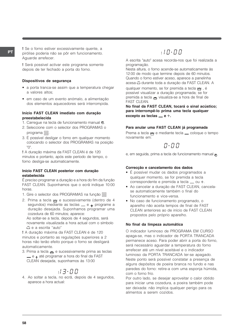 Indesit FIE76PK-AIX User Manual | Page 58 / 60