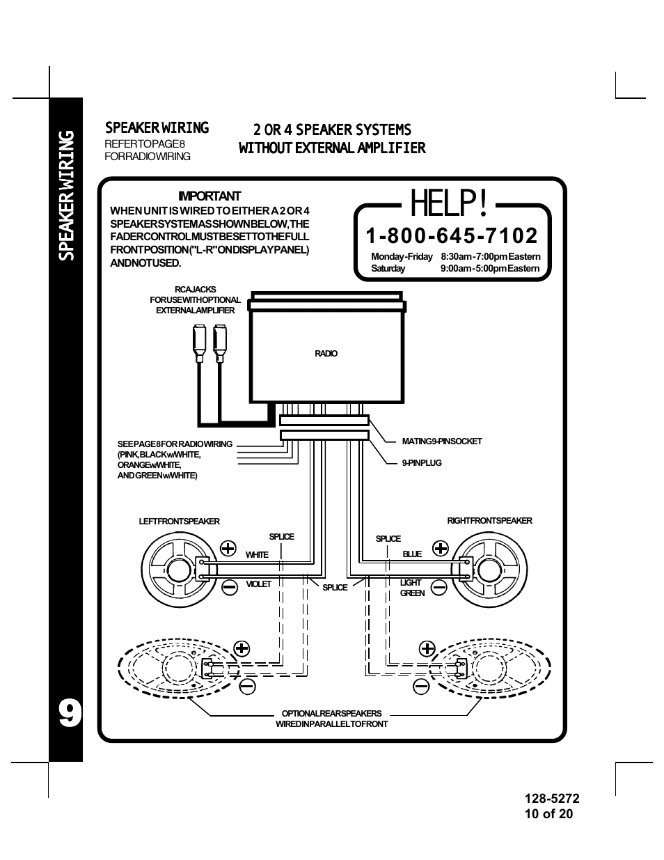 Help | Audiovox ACD-32A User Manual | Page 10 / 20