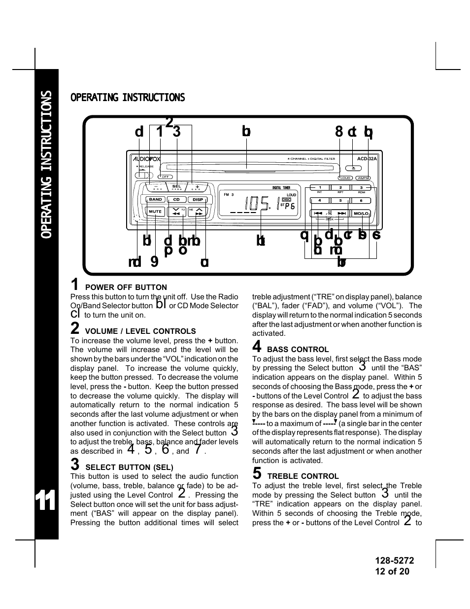 Audiovox ACD-32A User Manual | Page 12 / 20