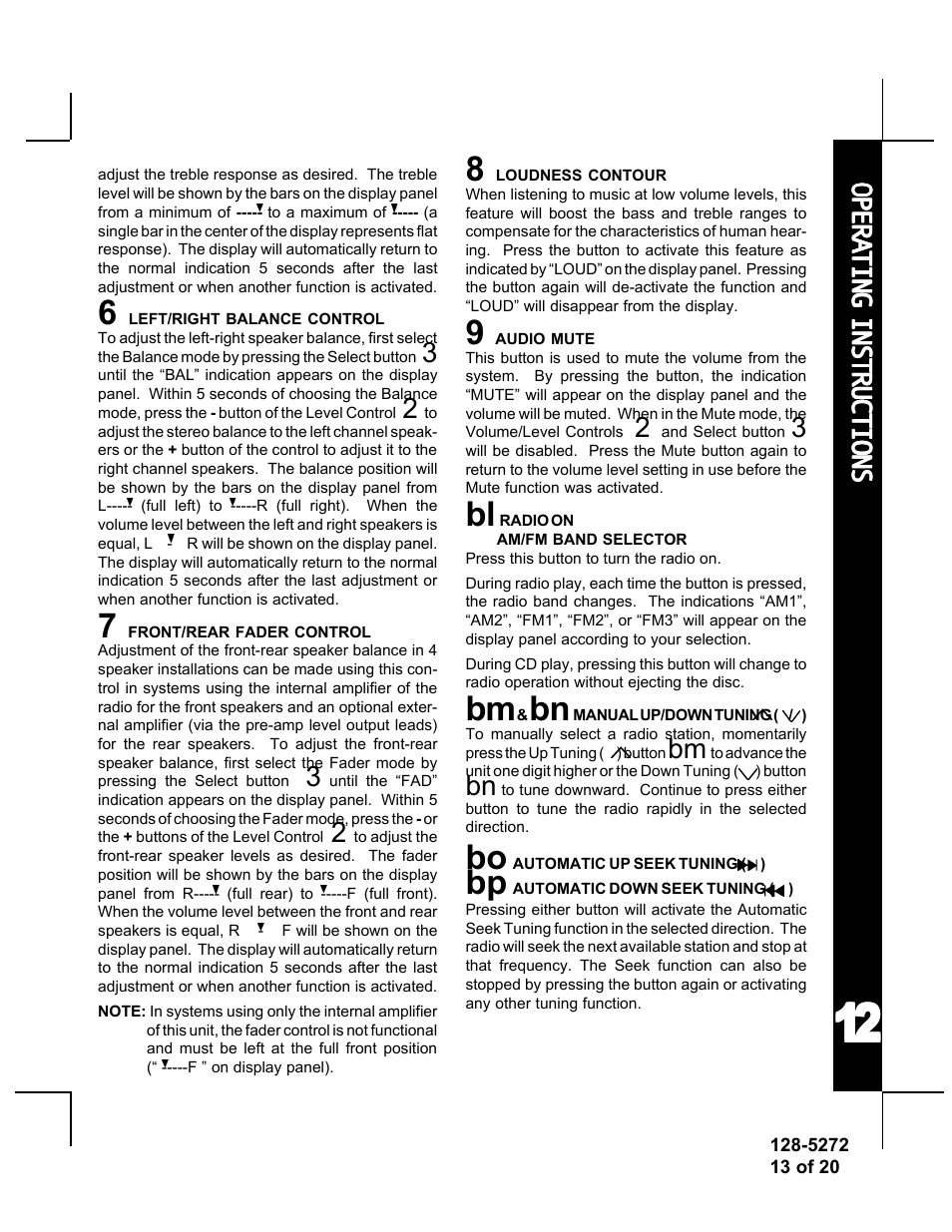 Audiovox ACD-32A User Manual | Page 13 / 20