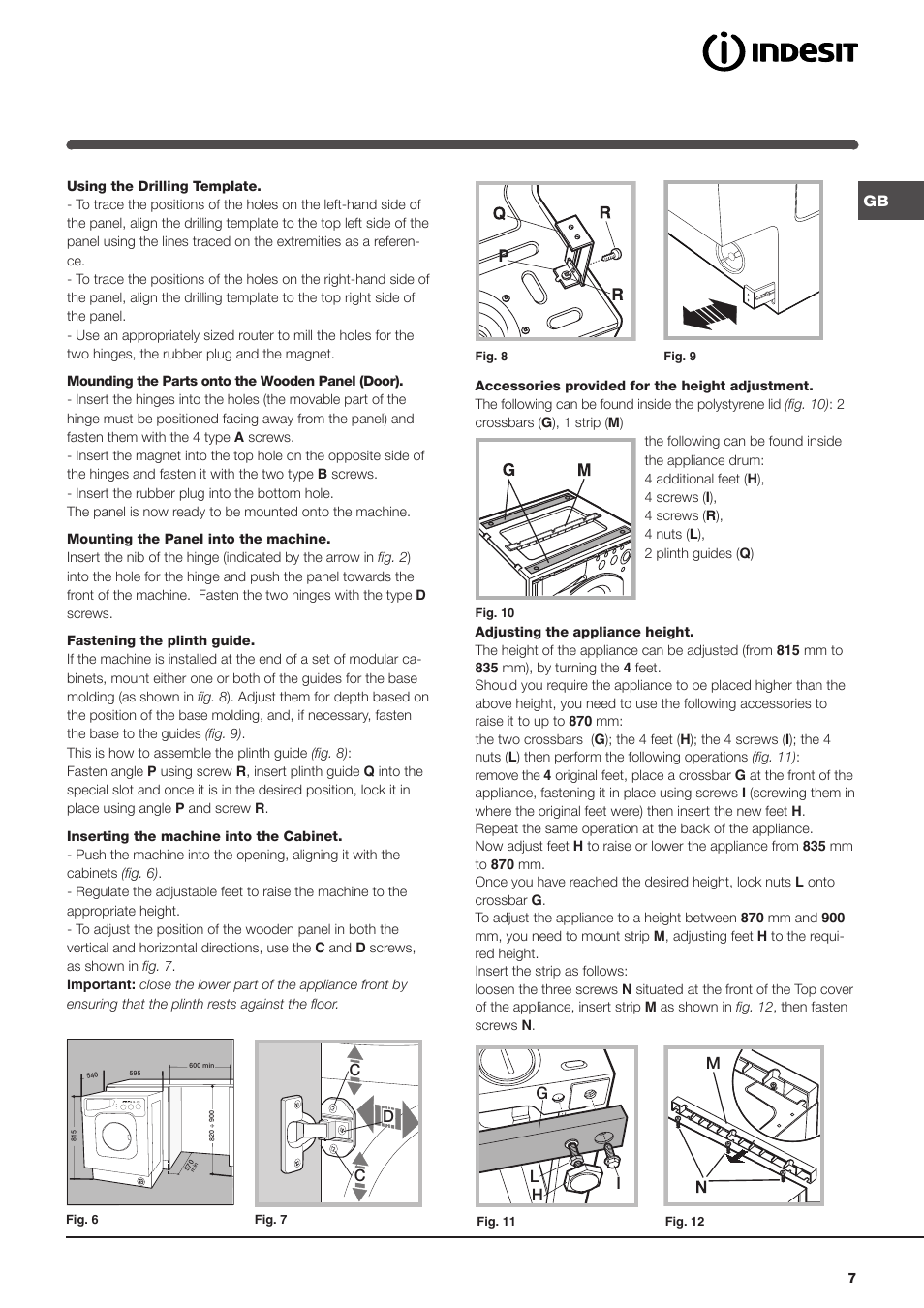 Li h g m, Dc c | Indesit IWME147UKE – models produced after Jan 2012 User Manual | Page 7 / 20