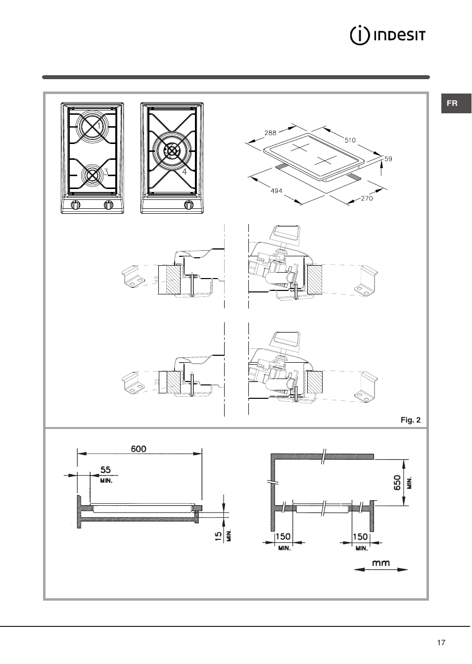 Indesit DP2GSIX User Manual | Page 17 / 68