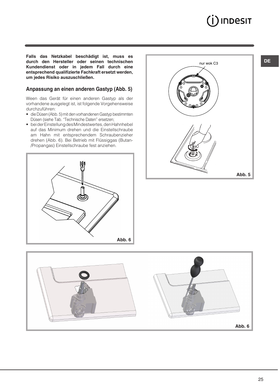 Indesit DP2GSIX User Manual | Page 25 / 68