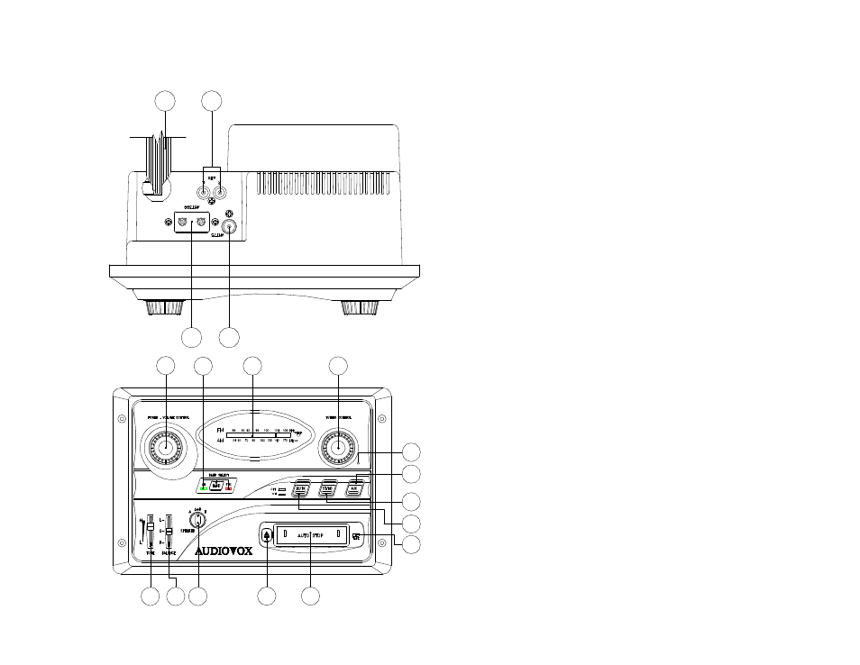 Identification of control/connections | Audiovox AWM-710 User Manual | Page 3 / 8