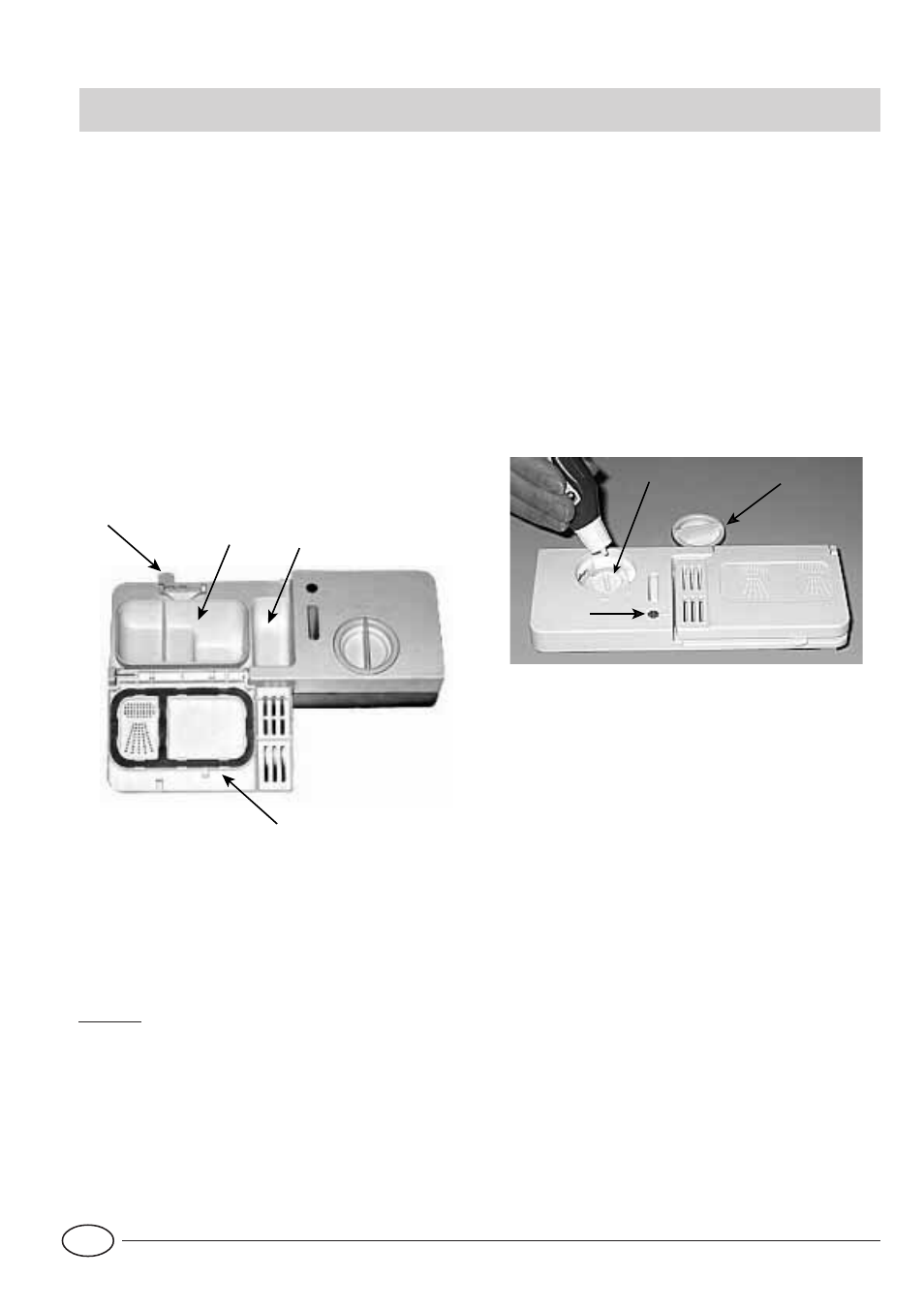 Detergent and rinse aid | Indesit IDL500 User Manual | Page 6 / 16