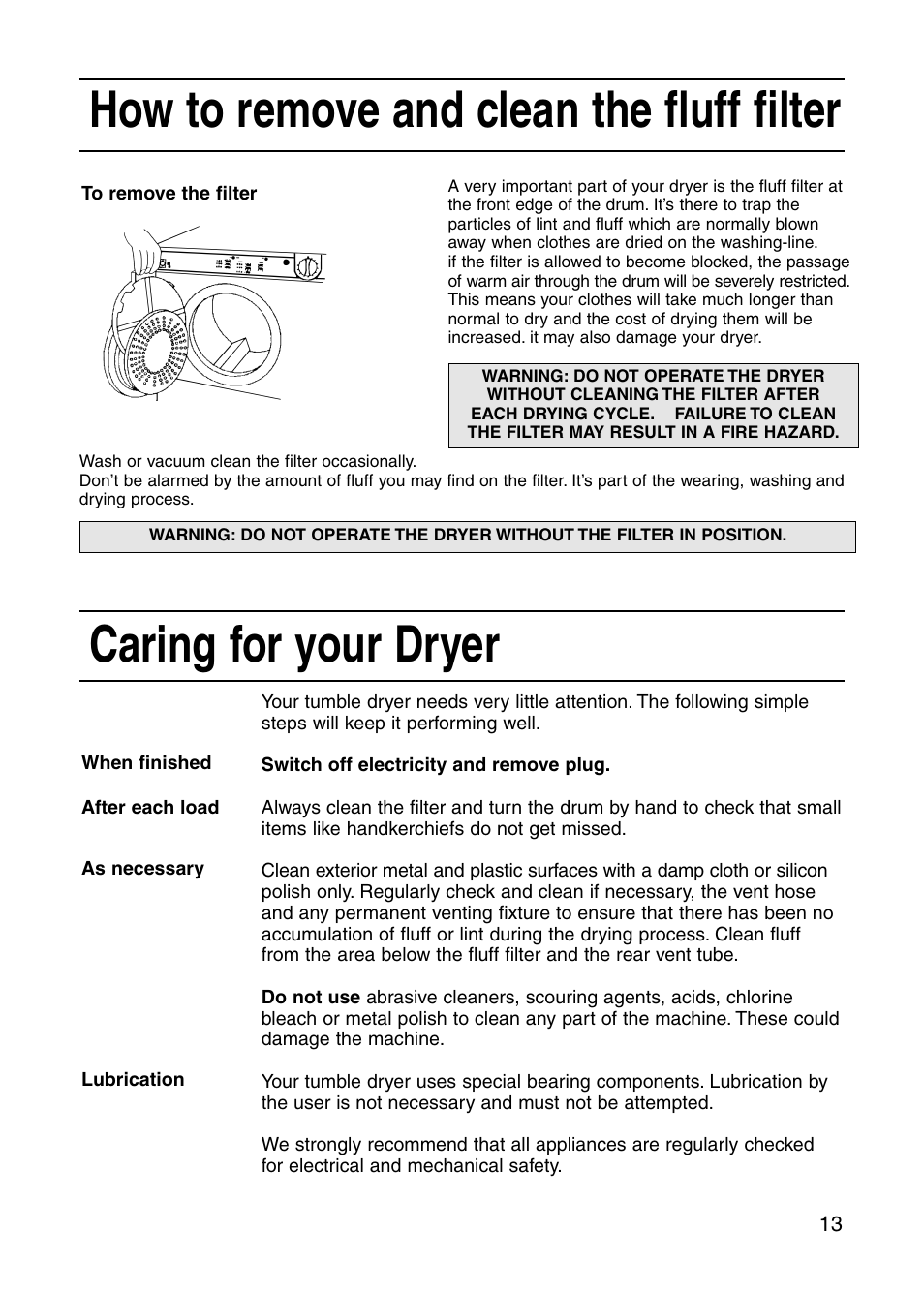 Indesit IS31VU User Manual | Page 13 / 16