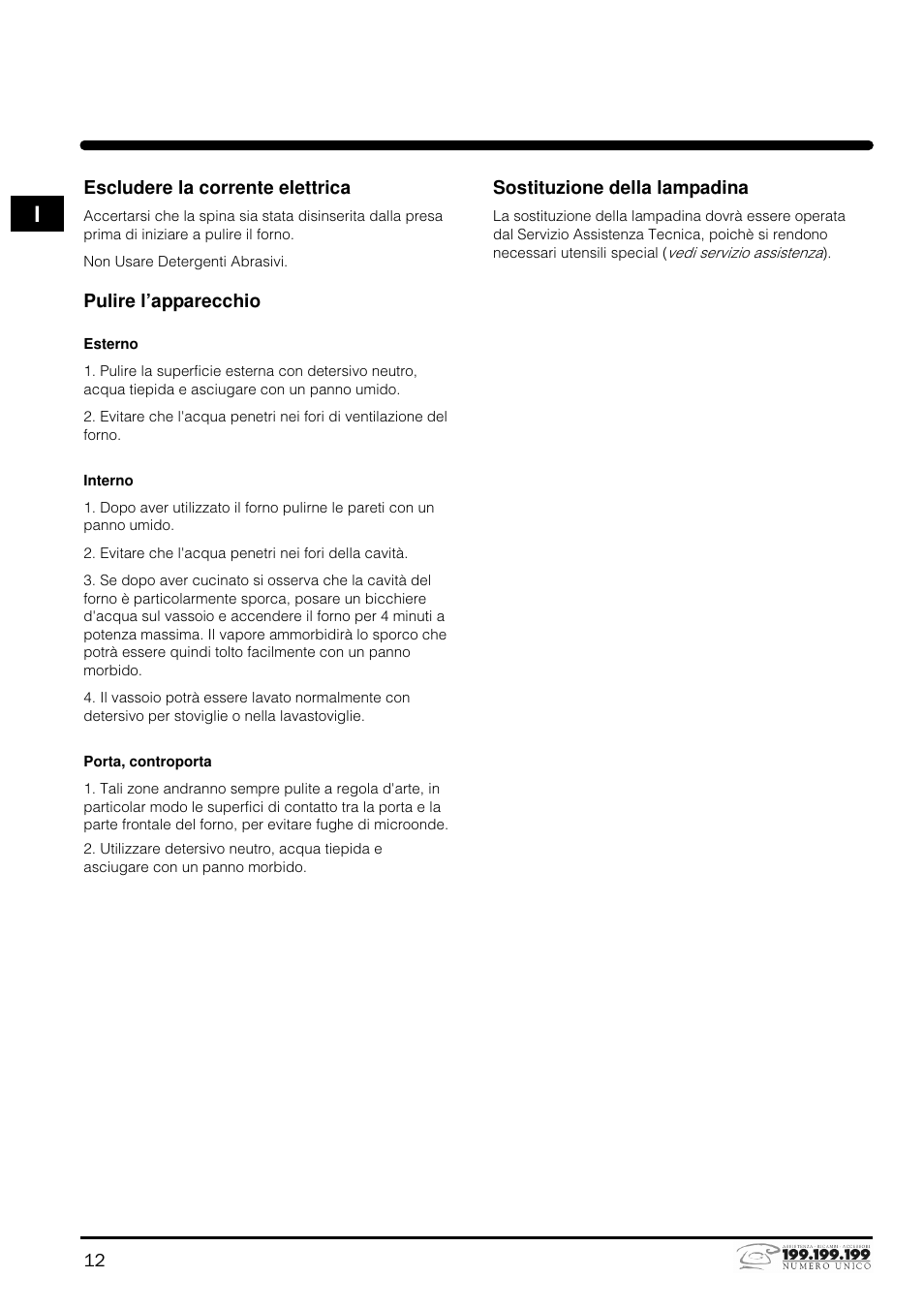 Indesit MWI121X User Manual | Page 12 / 80