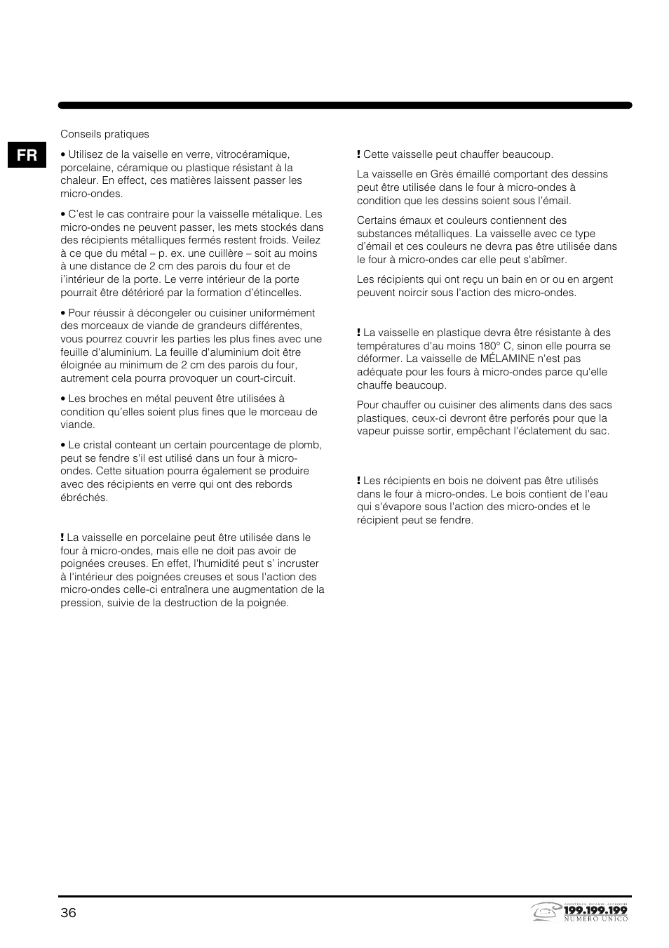Indesit MWI121X User Manual | Page 36 / 80