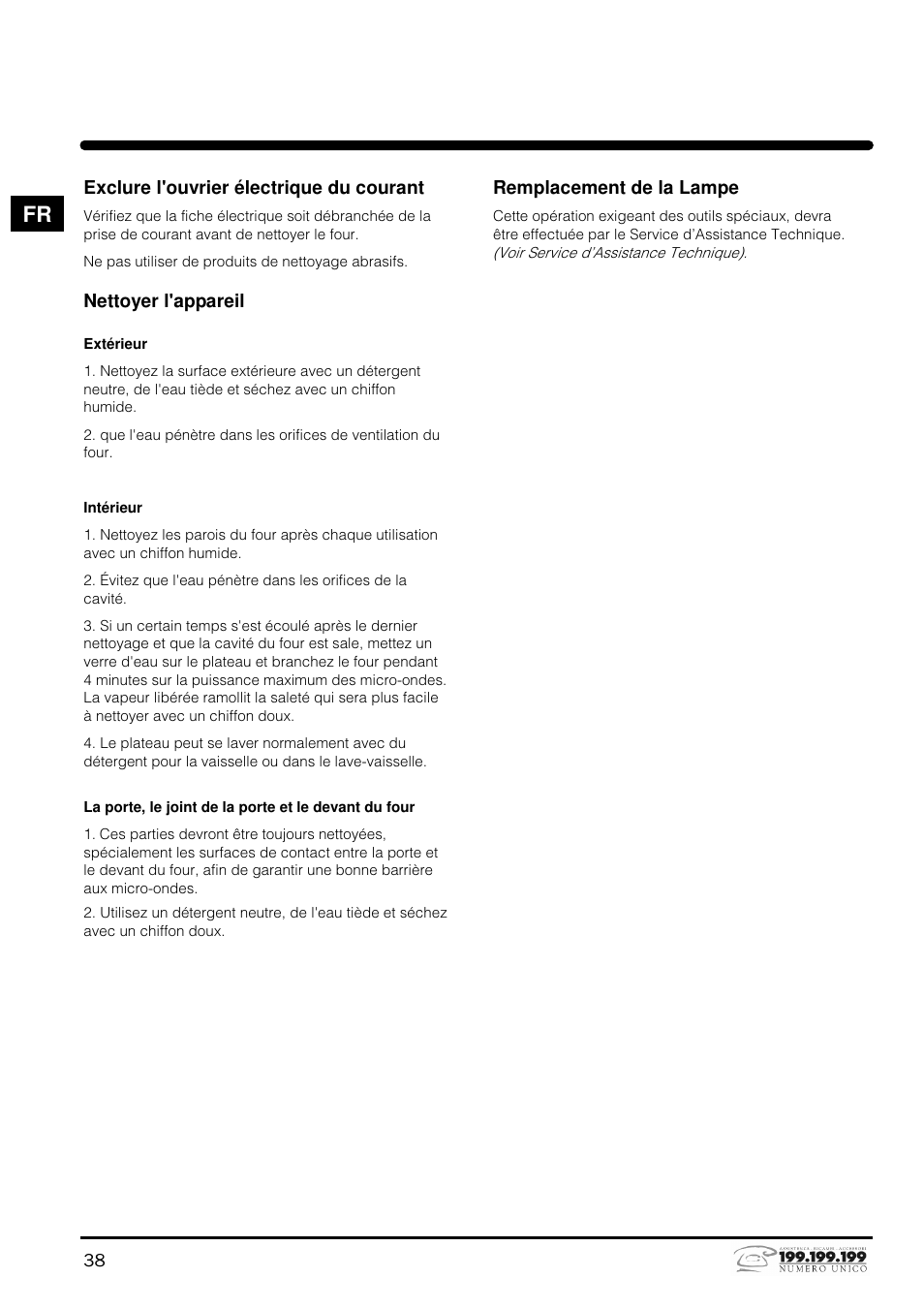 Indesit MWI121X User Manual | Page 38 / 80