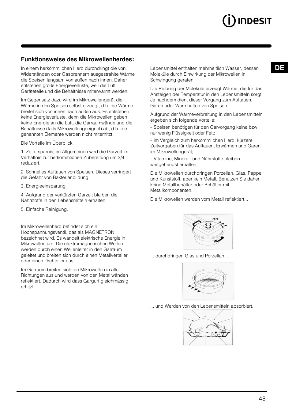 Indesit MWI121X User Manual | Page 43 / 80