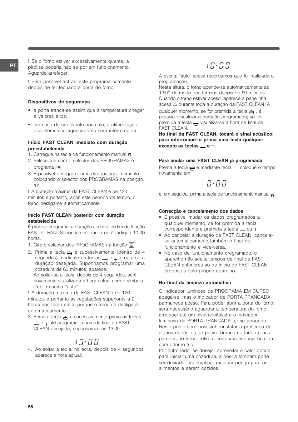 Indesit FIE76GPK-AIX User Manual | Page 58 / 60