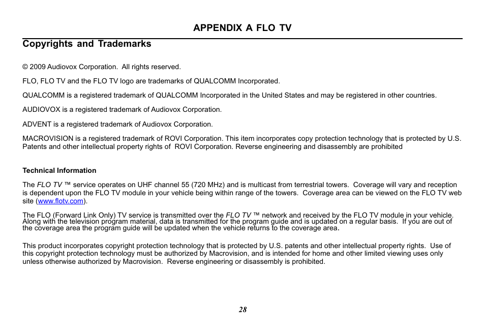 Audiovox Mobile Video 128-8770 User Manual | Page 31 / 52