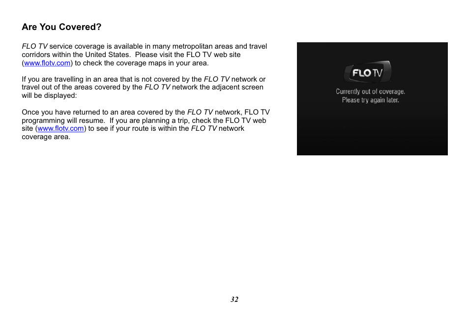 Are you covered | Audiovox Mobile Video 128-8770 User Manual | Page 35 / 52
