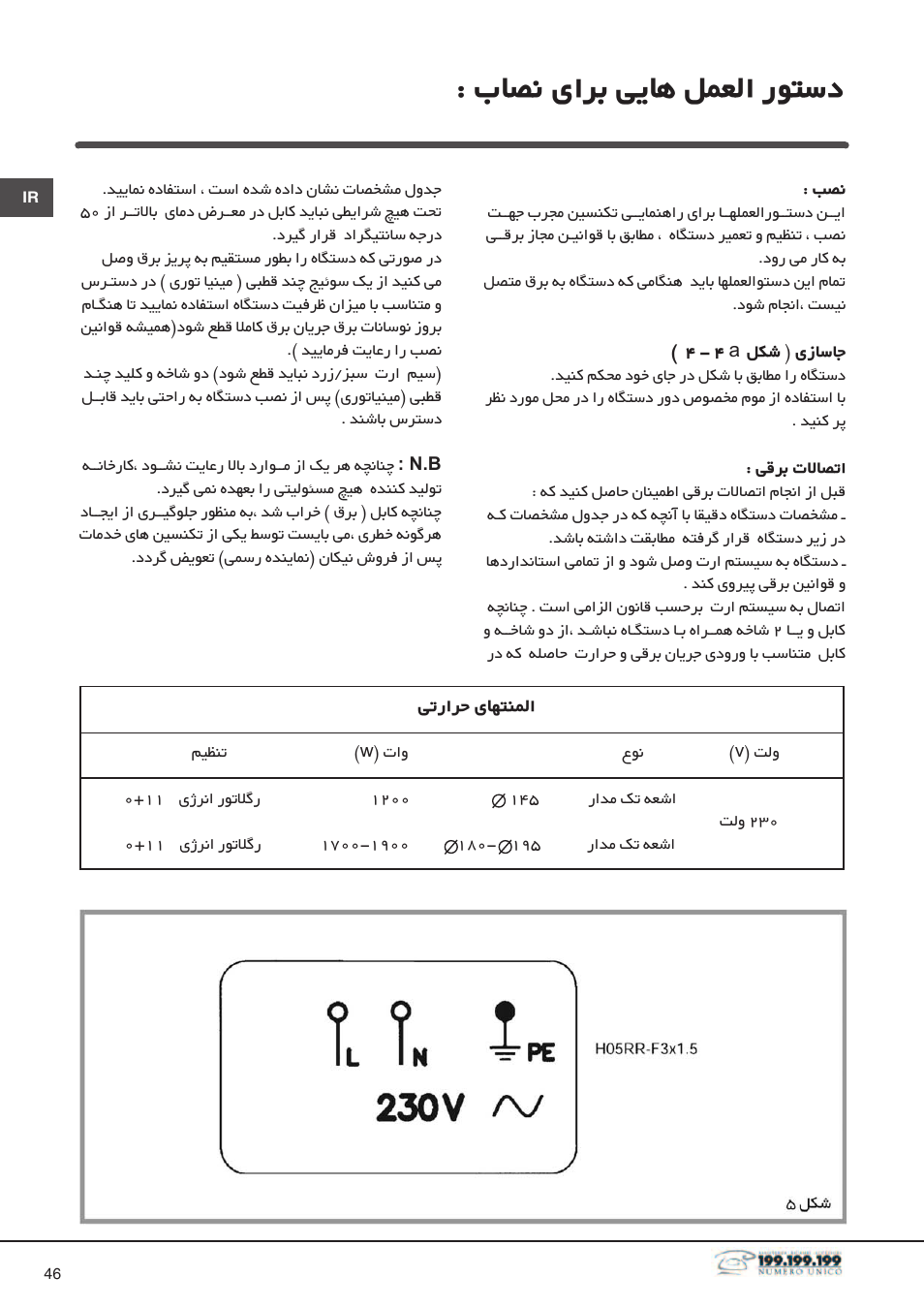 Ji~º áhom âäià ®µ÷²h n¼twj | Indesit DP2RIX User Manual | Page 46 / 52