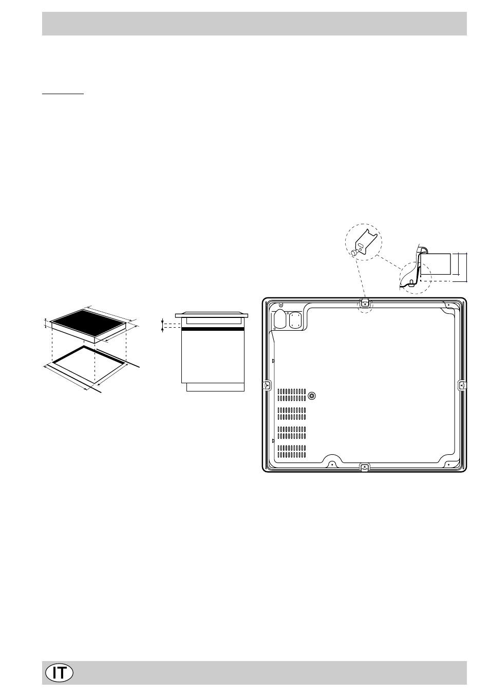 Installazione e fissaggio | Indesit MK64R User Manual | Page 10 / 48