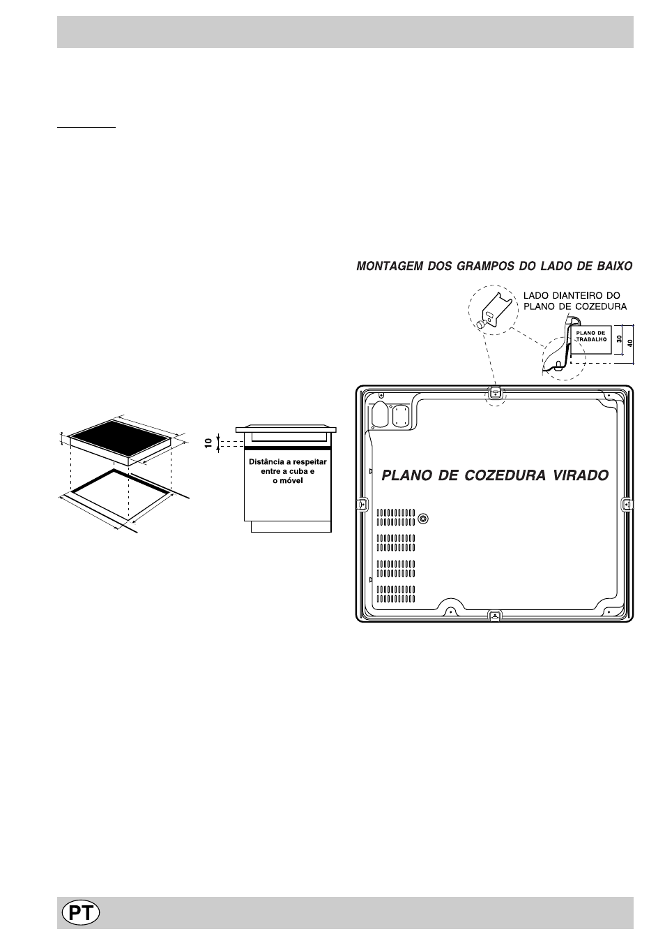 Instalação e fixação | Indesit MK64R User Manual | Page 34 / 48