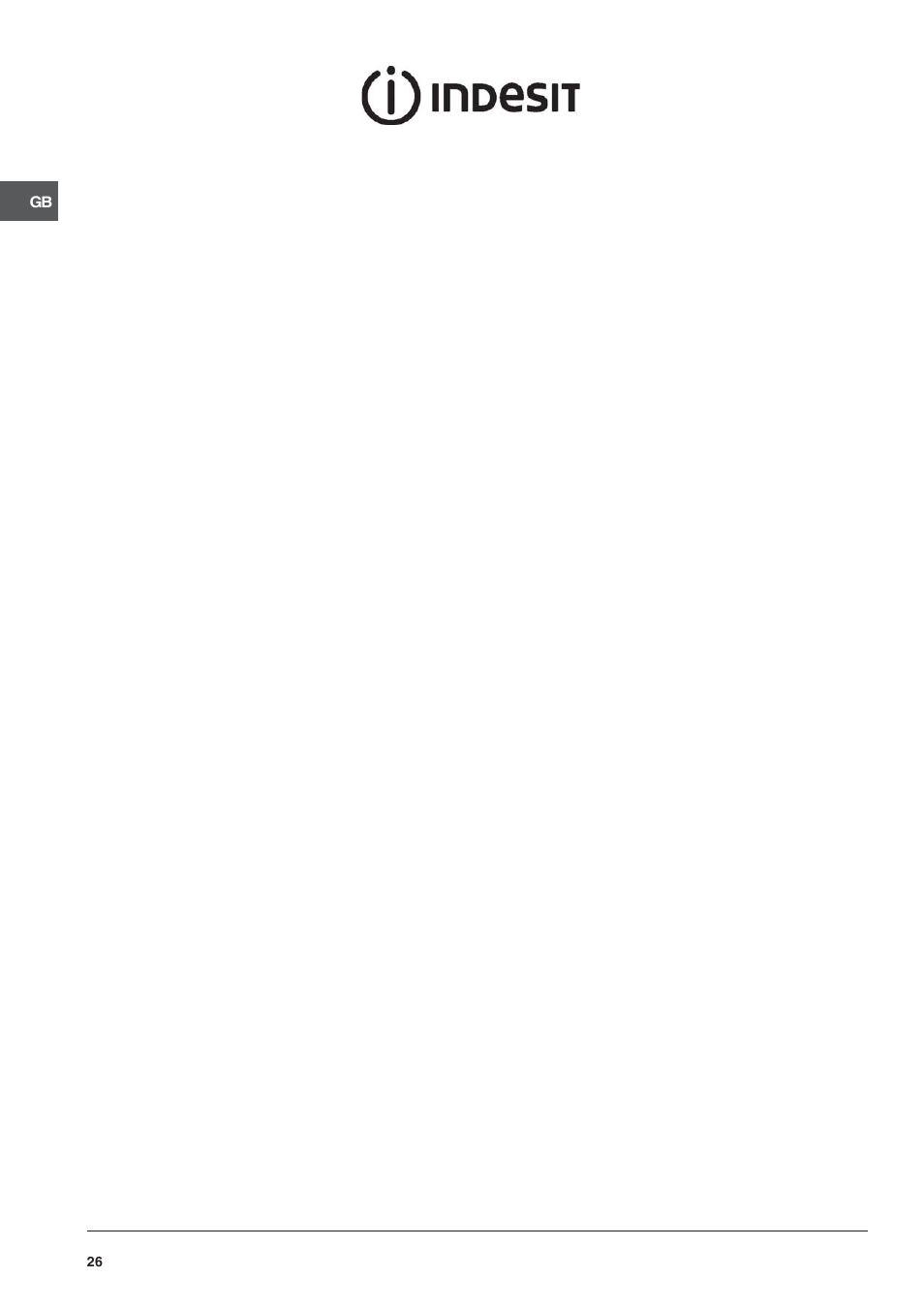 Guarantee | Indesit FIMU23WHS User Manual | Page 26 / 28