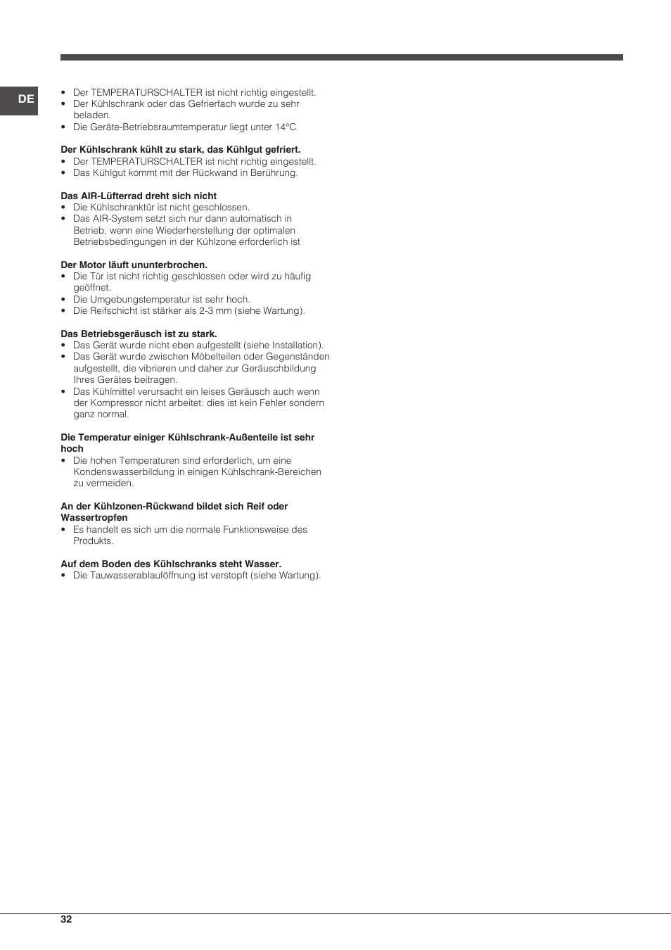 Indesit BIAA-13-X User Manual | Page 32 / 68