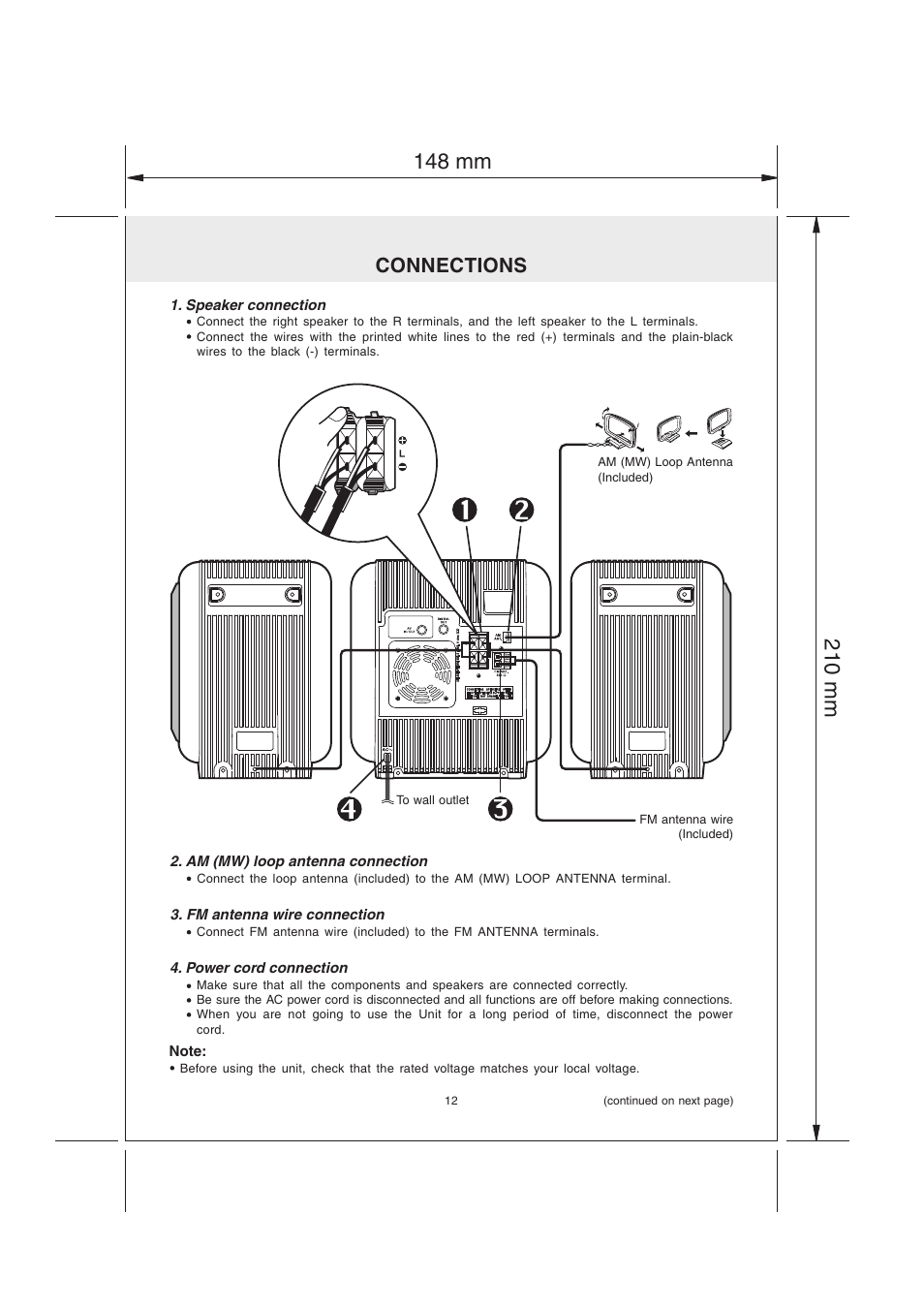 Connections | Audiovox MVS6950 User Manual | Page 13 / 32