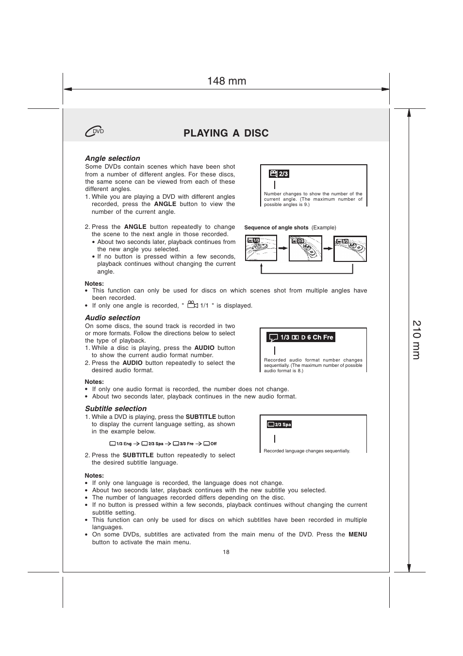 Playing a disc | Audiovox MVS6950 User Manual | Page 19 / 32