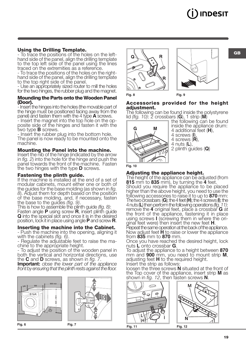 Indesit IWME-106-(EU) User Manual | Page 19 / 84