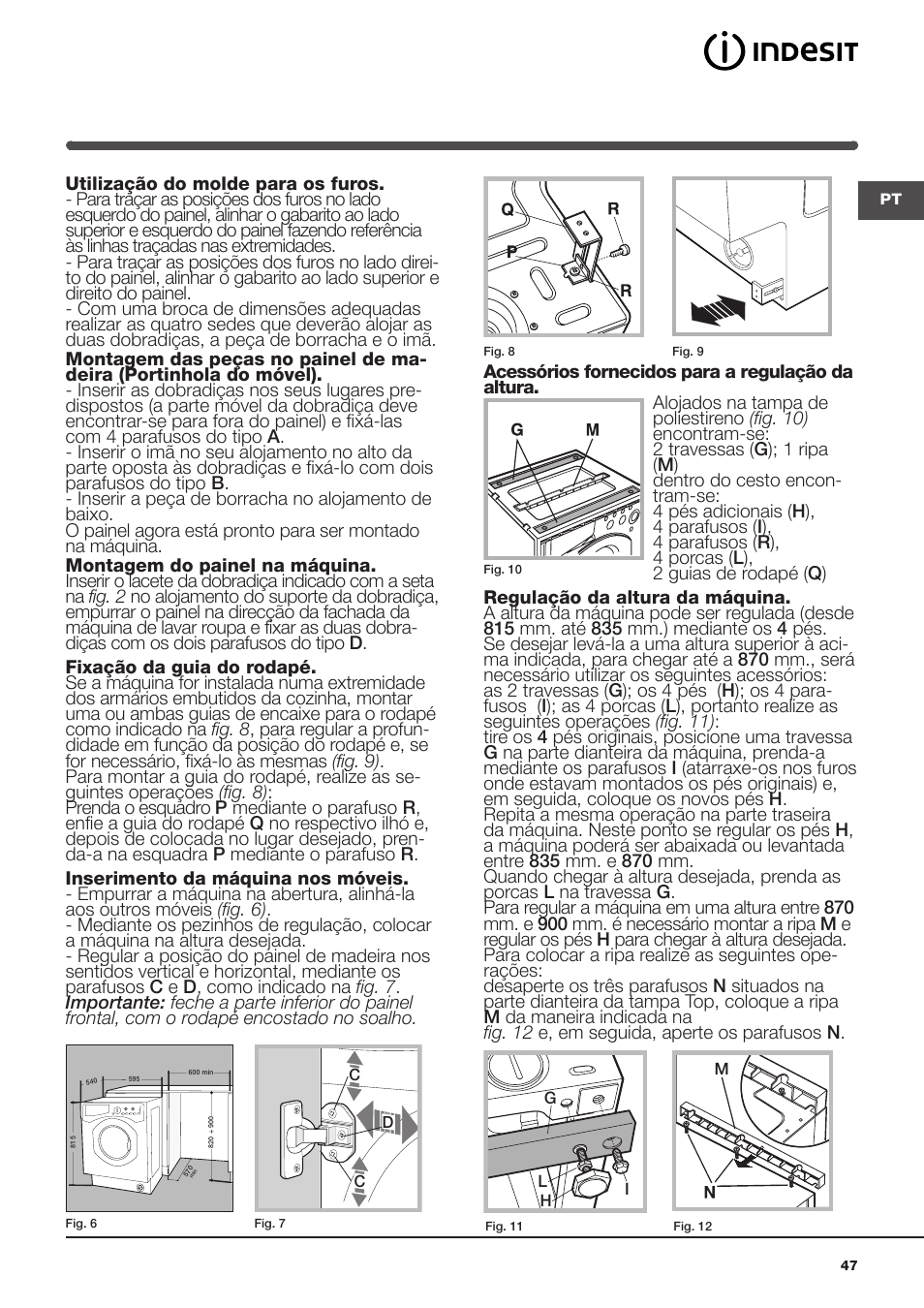 Indesit IWME-106-(EU) User Manual | Page 47 / 84