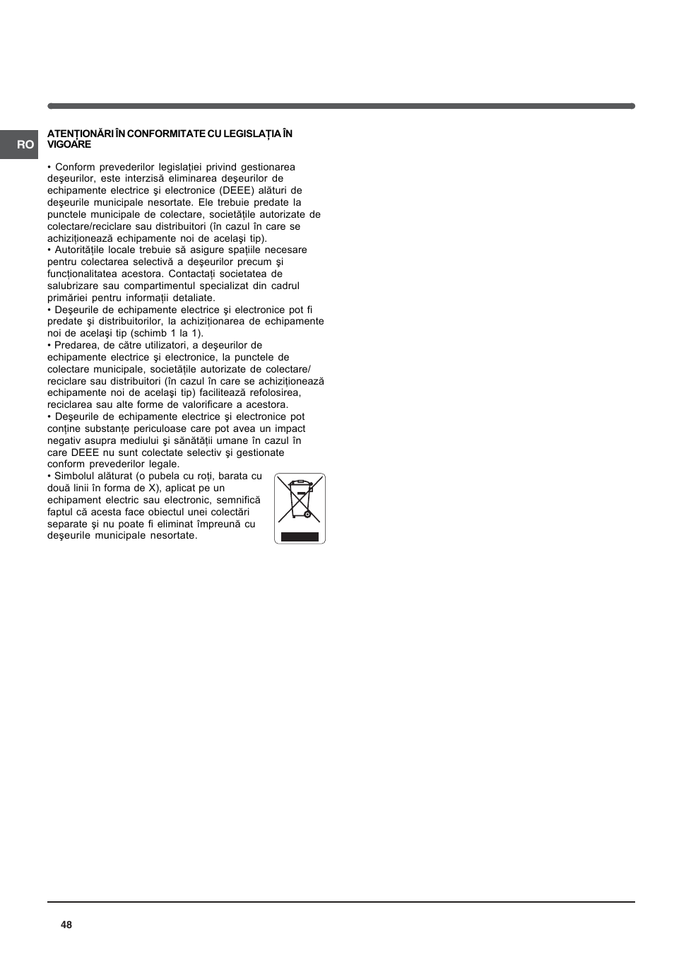 Indesit PBAA-13 User Manual | Page 48 / 60