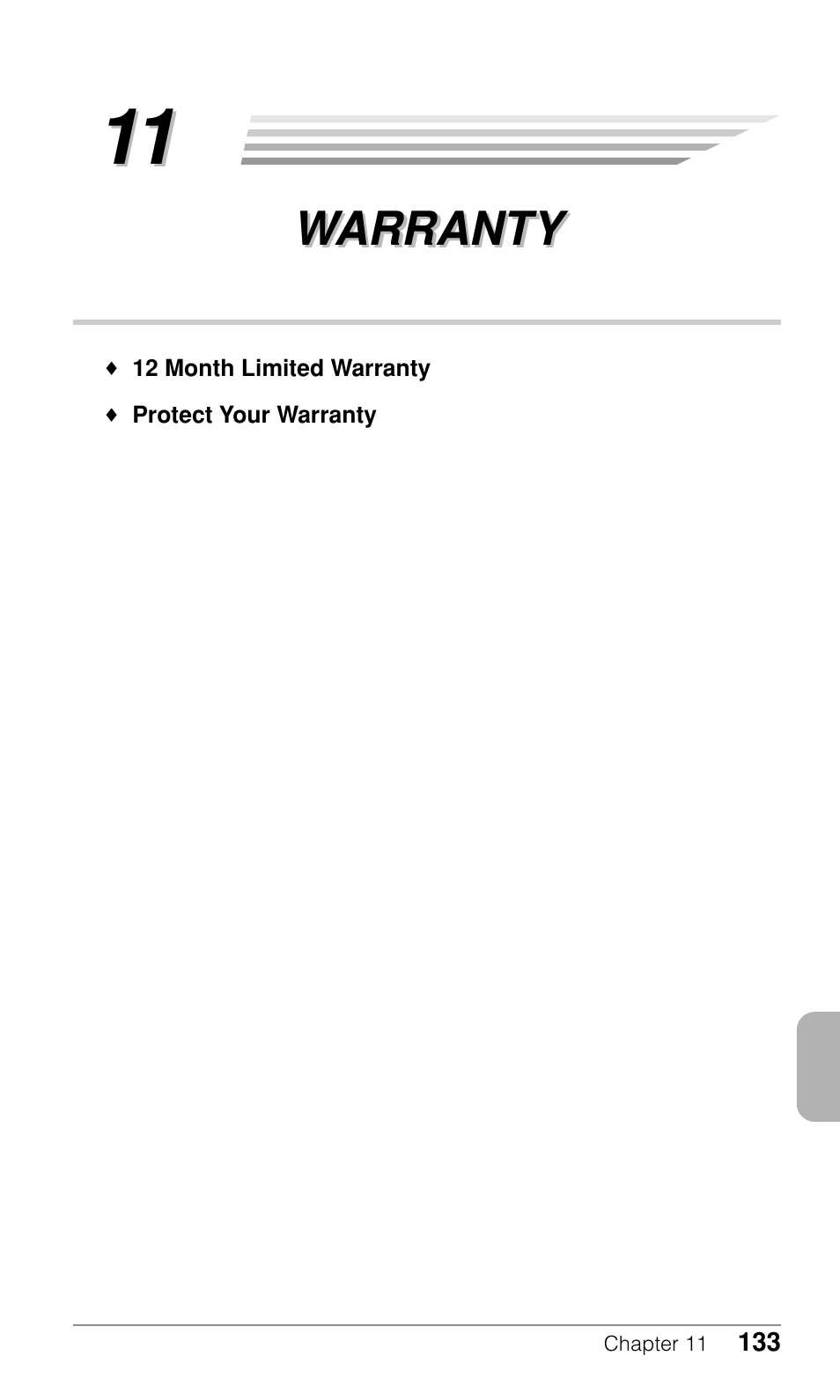 Warranty | Audiovox CDM-9500 User Manual | Page 134 / 145