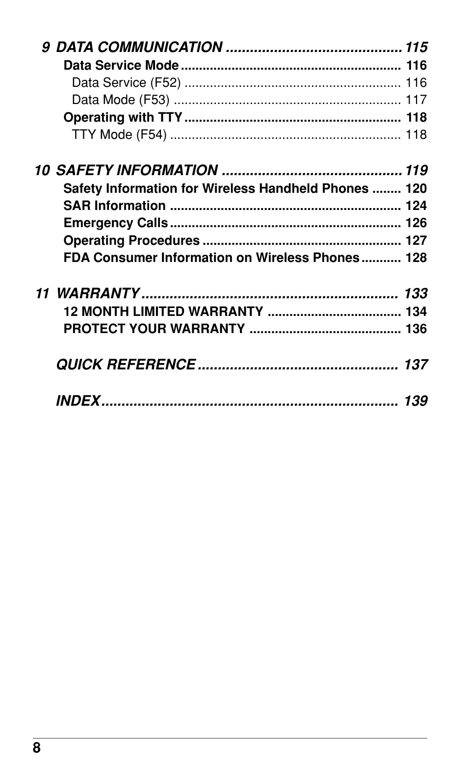Audiovox CDM-9500 User Manual | Page 9 / 145