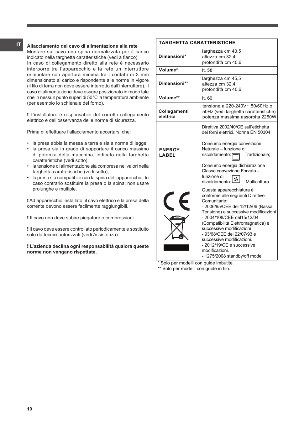 Indesit FMR-54-K.A-(AV) User Manual | Page 10 / 44