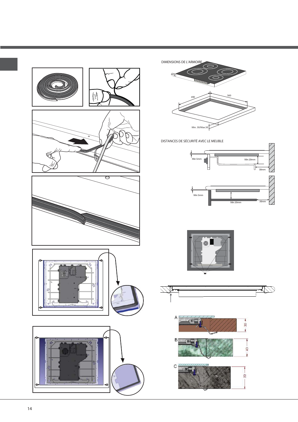 Installation de la rondelle de sécurité | Indesit VIB-644-C-E User Manual | Page 14 / 84