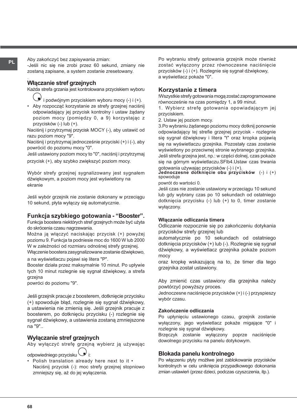 Indesit VIB-644-C-E User Manual | Page 68 / 84