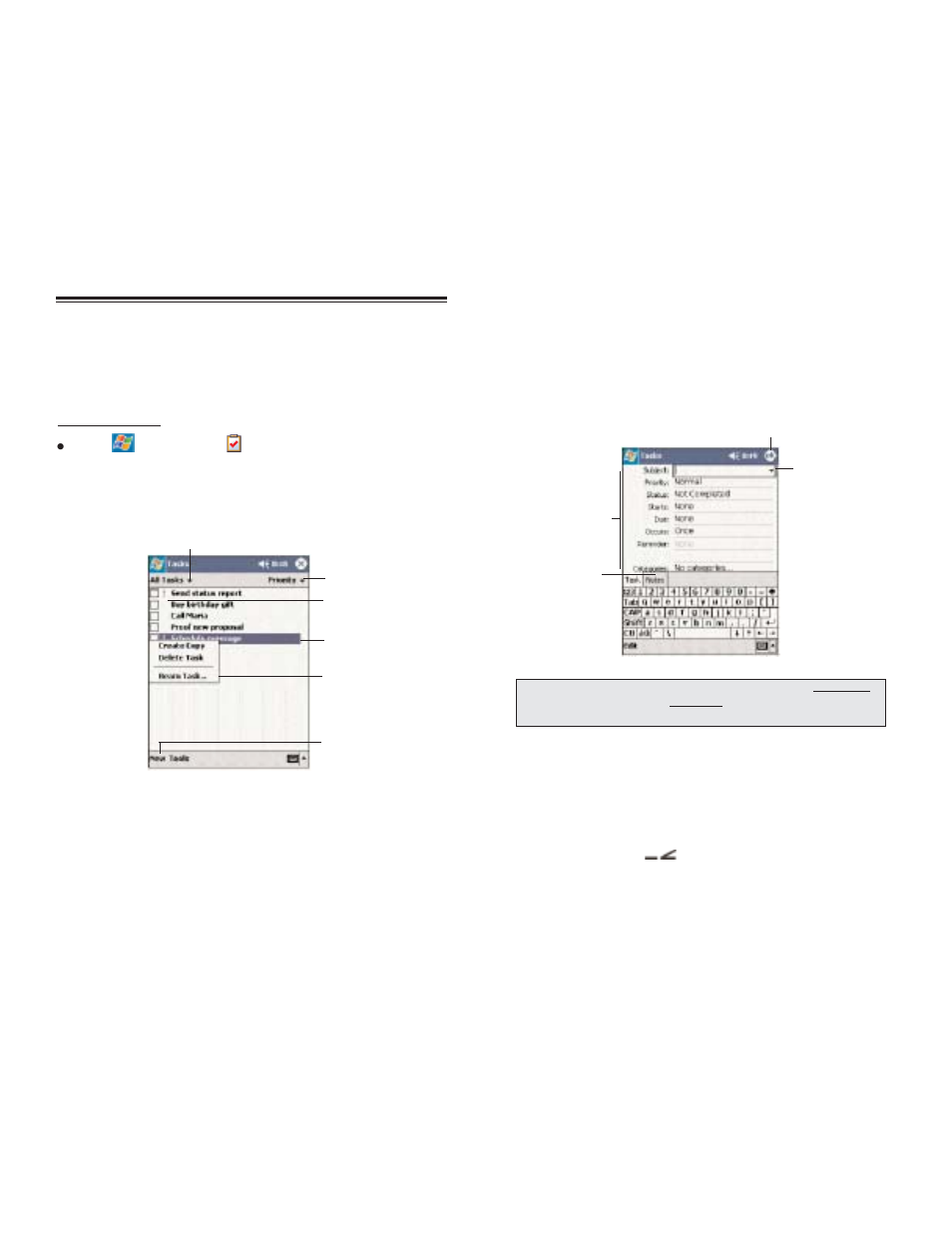 Tta as sk ks s t ta as sk ks s | Audiovox PPC 4100 User Manual | Page 90 / 156