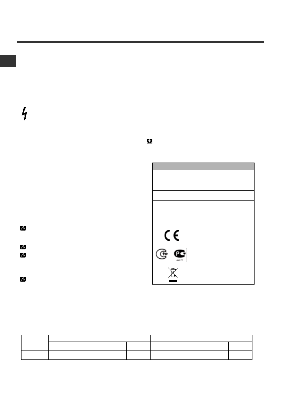 Advice regarding the first wash cycle | Indesit DIFP-36.R User Manual | Page 14 / 80
