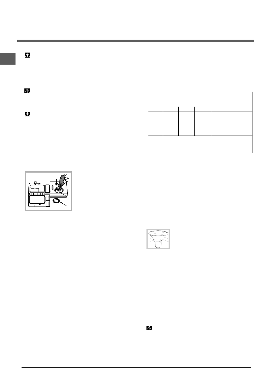 Produit de rinçage et sel régénérant, Charger le produit de rinçage, Charger le sel régénérant | Indesit DIFP-36.R User Manual | Page 30 / 80