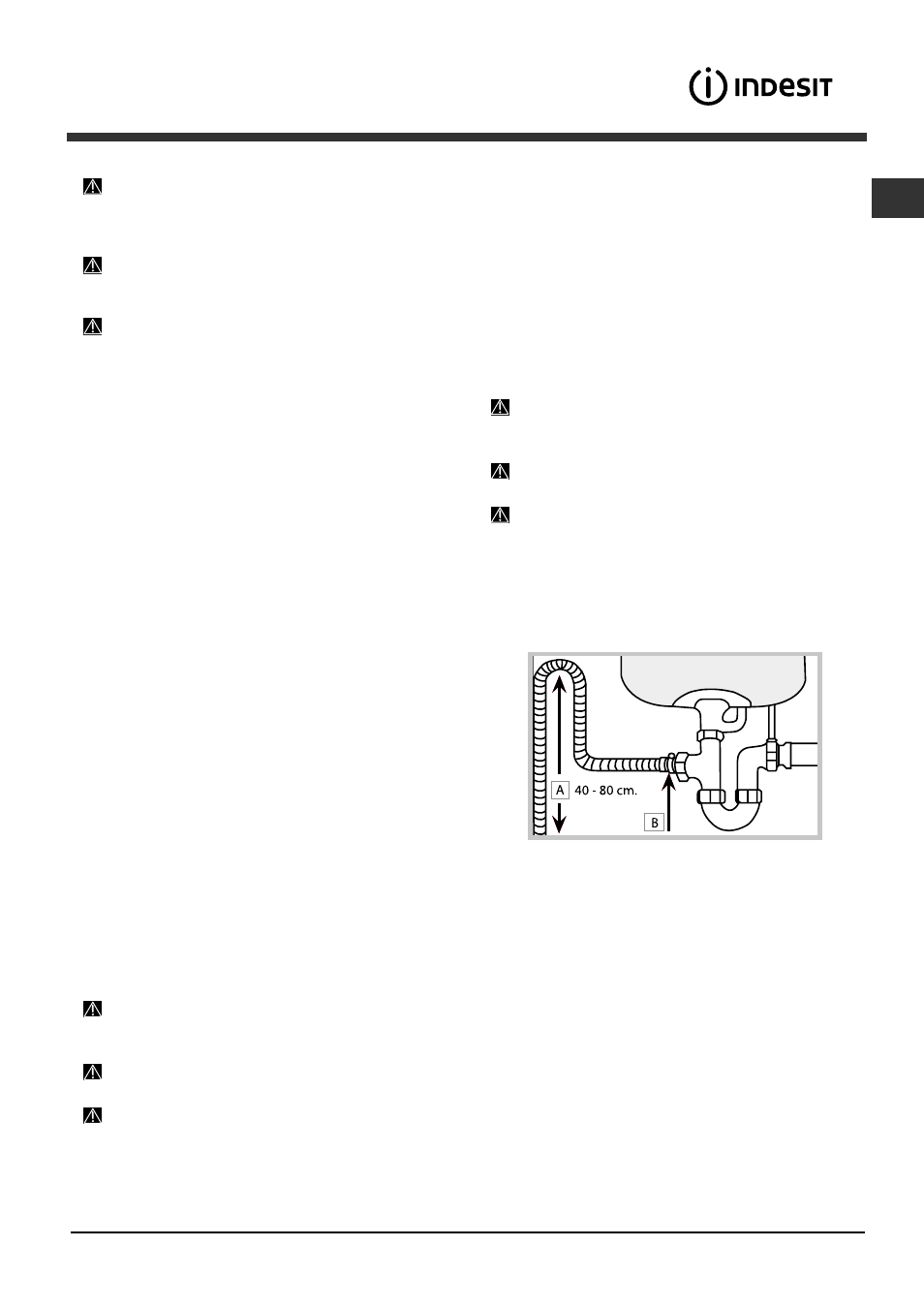Instalación, Colocación y nivelación, Conexiones hidráulicas y eléctricas | Indesit DIFP-36.R User Manual | Page 57 / 80